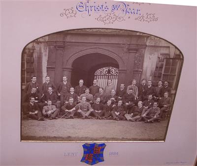 cc00499 Christ's 3rd year 1884.jpg; cc00499; Christ's 3rd Year Lent 1884; Photograph